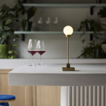 Snowball Portable Bordslampa Brushed Brass Snowball Portable Bordslampa Brushed Brass