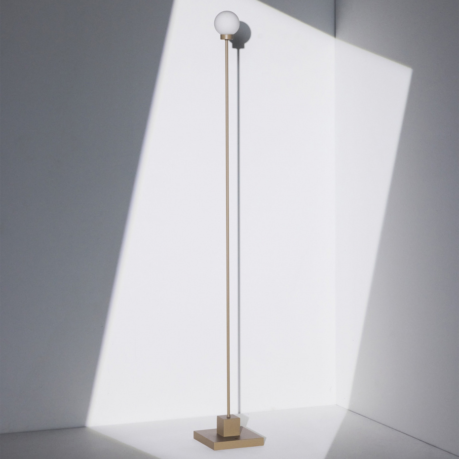 Snowball Portable Golvlampa Grey Beige