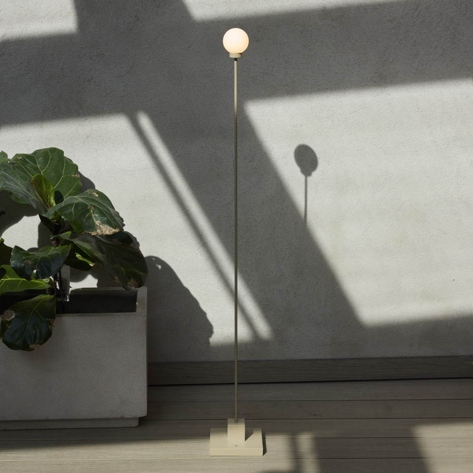 Snowball Portable Golvlampa Grey Beige