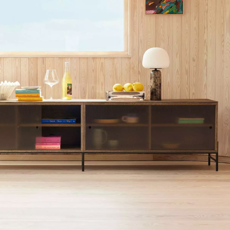 Kin Bordslampa H40cm Brown Marble