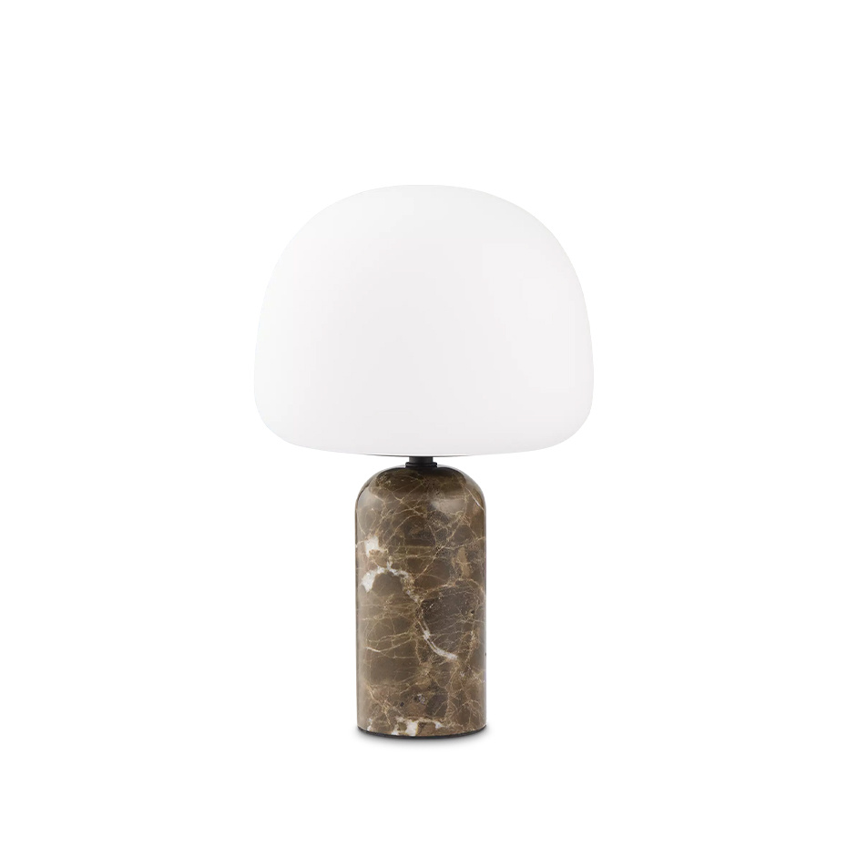 Kin Bordslampa H33cm Brown Marble