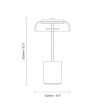 Blossi Bordslampa Mini Portable Black/Opal Blossi Bordslampa Mini Portable Black/Opal