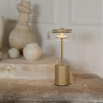 Blossi Bordslampa Mini Portable Nordic Gold/Clear Blossi Bordslampa Mini Portable Nordic Gold/Clear