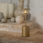 Blossi Bordslampa Mini Portable Nordic Gold/Clear Blossi Bordslampa Mini Portable Nordic Gold/Clear