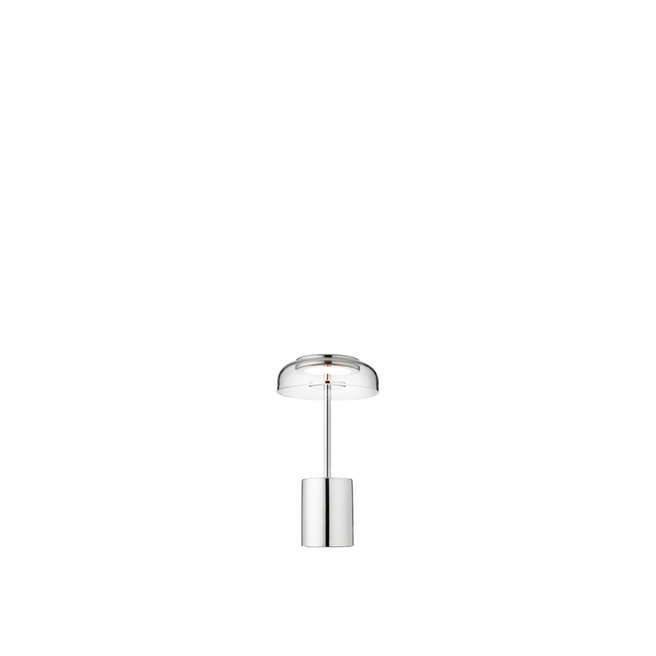 Blossi Bordslampa Mini Portable Chrome/Clear