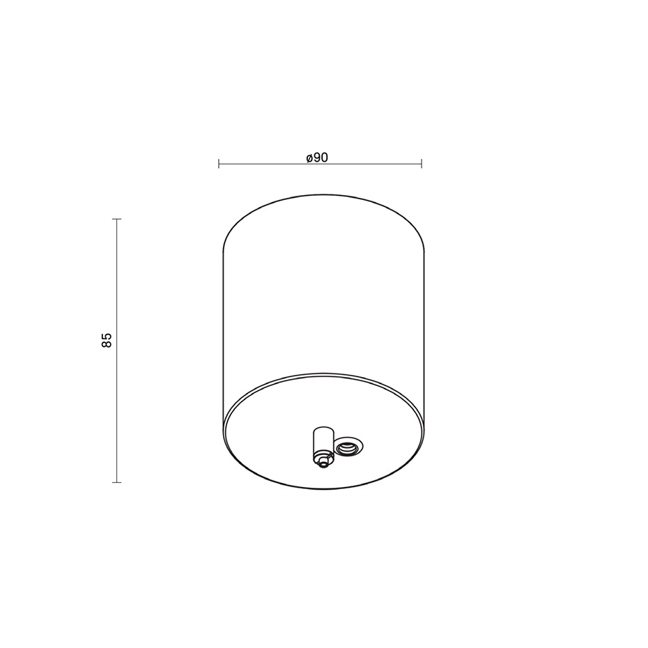 Ceiling Cup Wire Takkåpa Ø9cm White