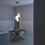 Anoli 3 Ljuskrona Nordic Gold/Opal White Anoli 3 Ljuskrona Nordic Gold/Opal White