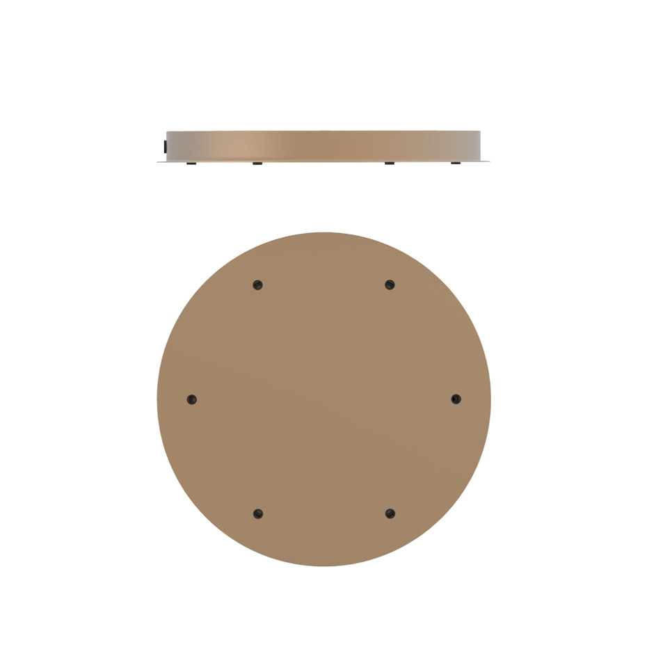 Anoli 6 Ljuskrona Nordic Gold/Opal White