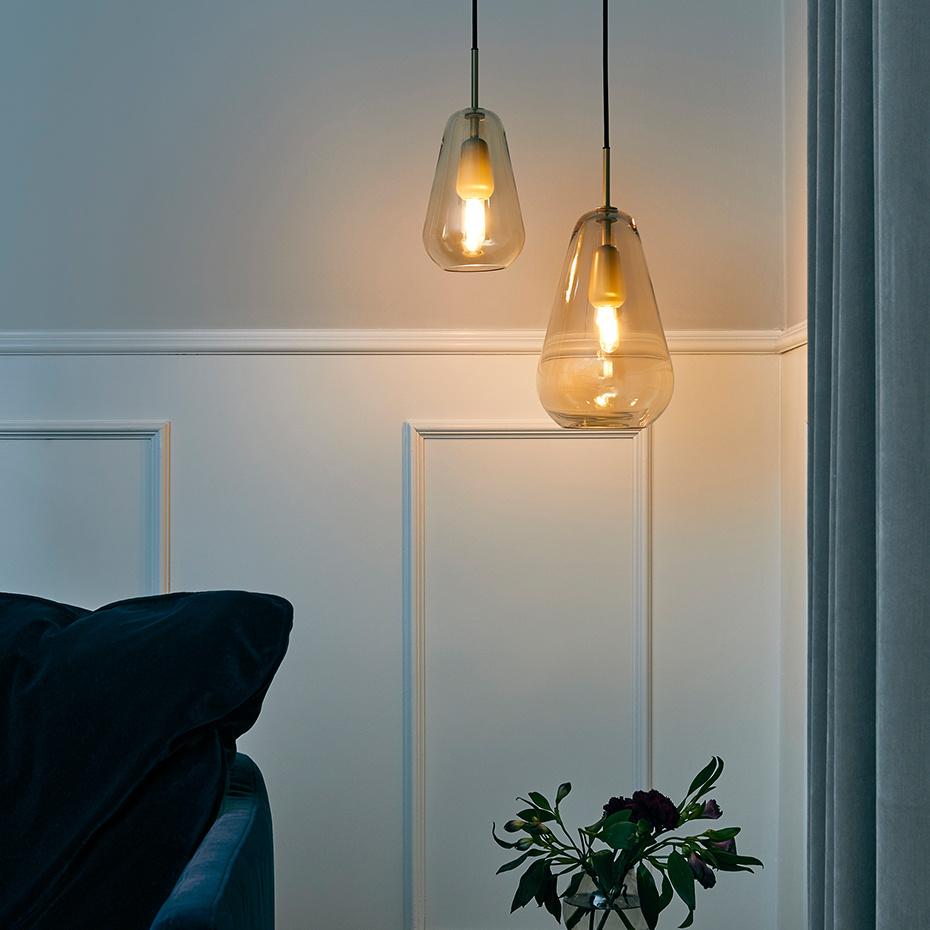 Anoli 1 Pendel Small Nordic Gold/Gold