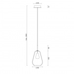 Anoli 1 Pendel Small Nordic Gold/Gold Anoli 1 Pendel Small Nordic Gold/Gold