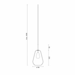 Anoli 1 Pendel Small Nordic Gold/Gold Anoli 1 Pendel Small Nordic Gold/Gold