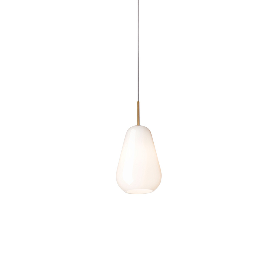 Anoli 1 Pendel Small Nordic Gold/Opal White