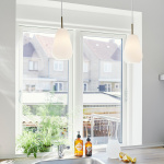 Anoli 1 Pendel Small Nordic Gold/Opal White Anoli 1 Pendel Small Nordic Gold/Opal White