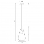 Anoli 1 Pendel Medium Nordic Gold/Gold Anoli 1 Pendel Medium Nordic Gold/Gold