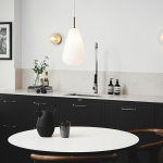 Anoli 1 Pendel Medium Nordic Gold/Opal White Anoli 1 Pendel Medium Nordic Gold/Opal White