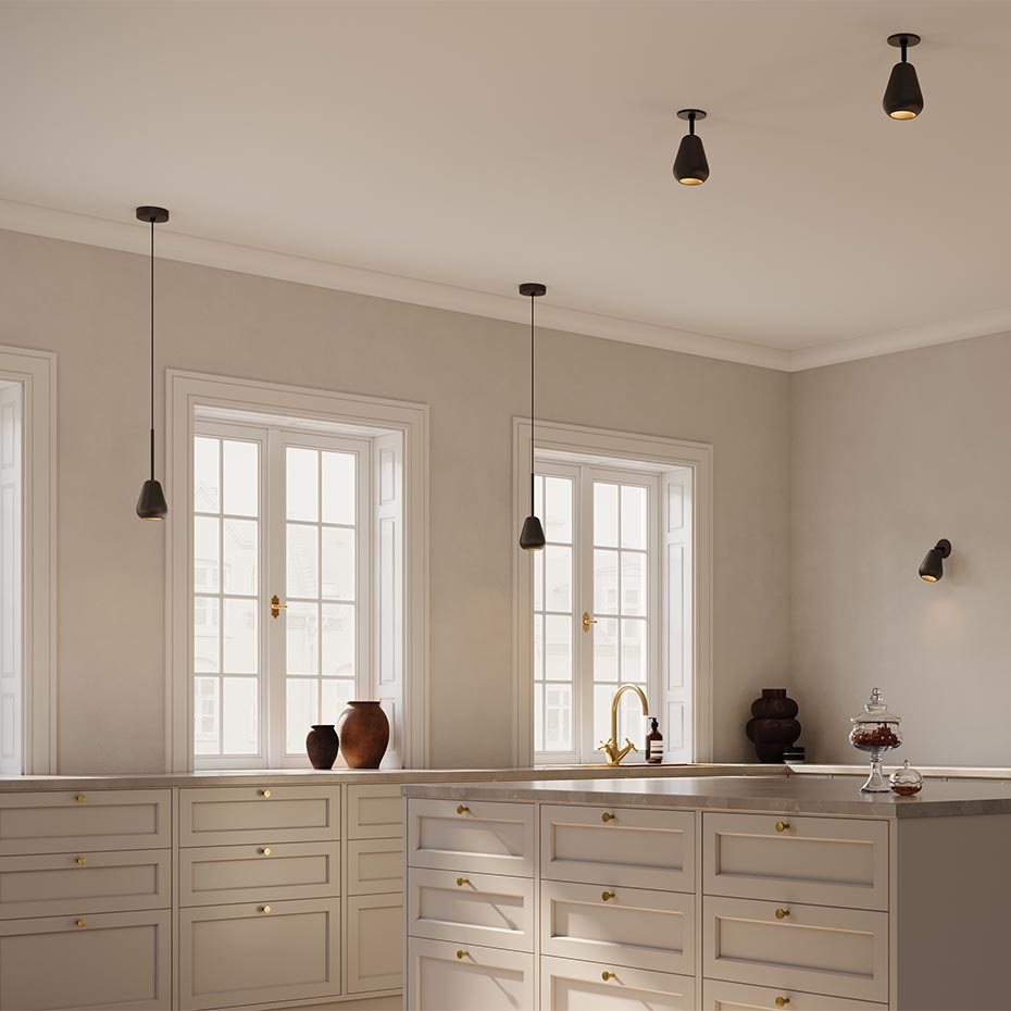 Anoli Spot Pendel Black/Black