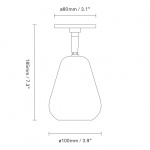 Anoli Spot Recessed Taklampa/Vägglampa Nordic Gold/White Anoli Spot Recessed Taklampa/Vägglampa Nordic Gold/White