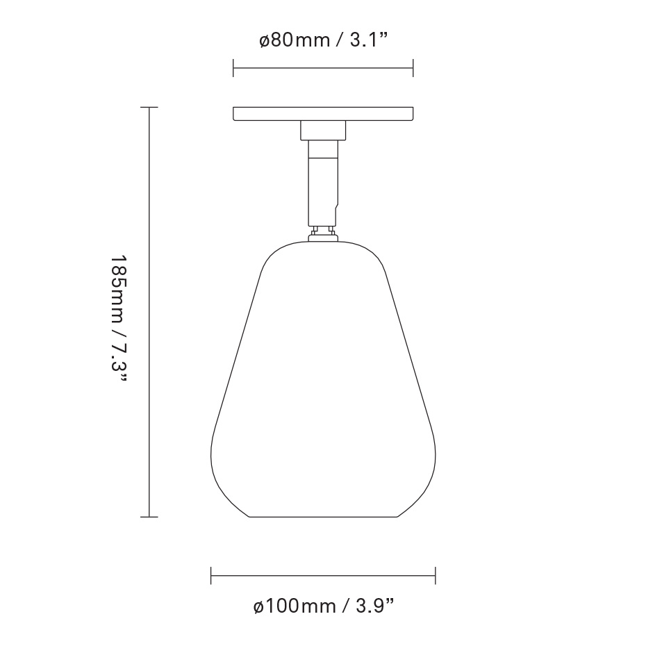 Anoli Spot Recessed Taklampa/Vägglampa Black/Black