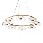 Blossi 8 Ljuskrona Nordic Gold/Clear V2 Blossi 8 Ljuskrona Nordic Gold/Clear V2