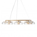 Blossi 8 Ljuskrona Nordic Gold/Clear V2 Blossi 8 Ljuskrona Nordic Gold/Clear V2