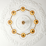 Blossi 8 Ljuskrona Nordic Gold/Clear V2 Blossi 8 Ljuskrona Nordic Gold/Clear V2