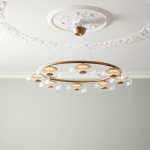 Blossi 8 Ljuskrona Nordic Gold/Clear V2 Blossi 8 Ljuskrona Nordic Gold/Clear V2