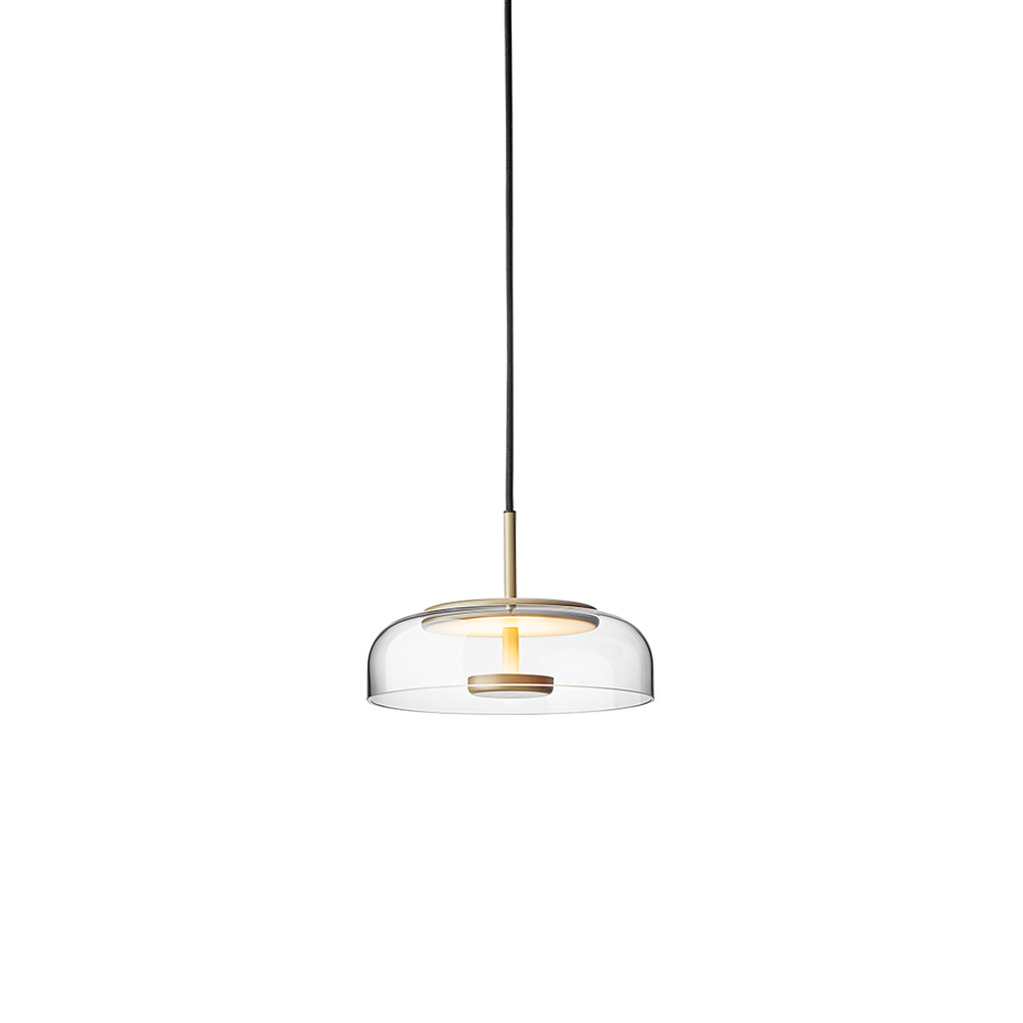 Blossi 1 Pendel Nordic Gold/Clear V2