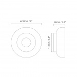 Blossi Tak/Vägg Nordic Gold/Clear V2 Blossi Tak/Vägg Nordic Gold/Clear V2