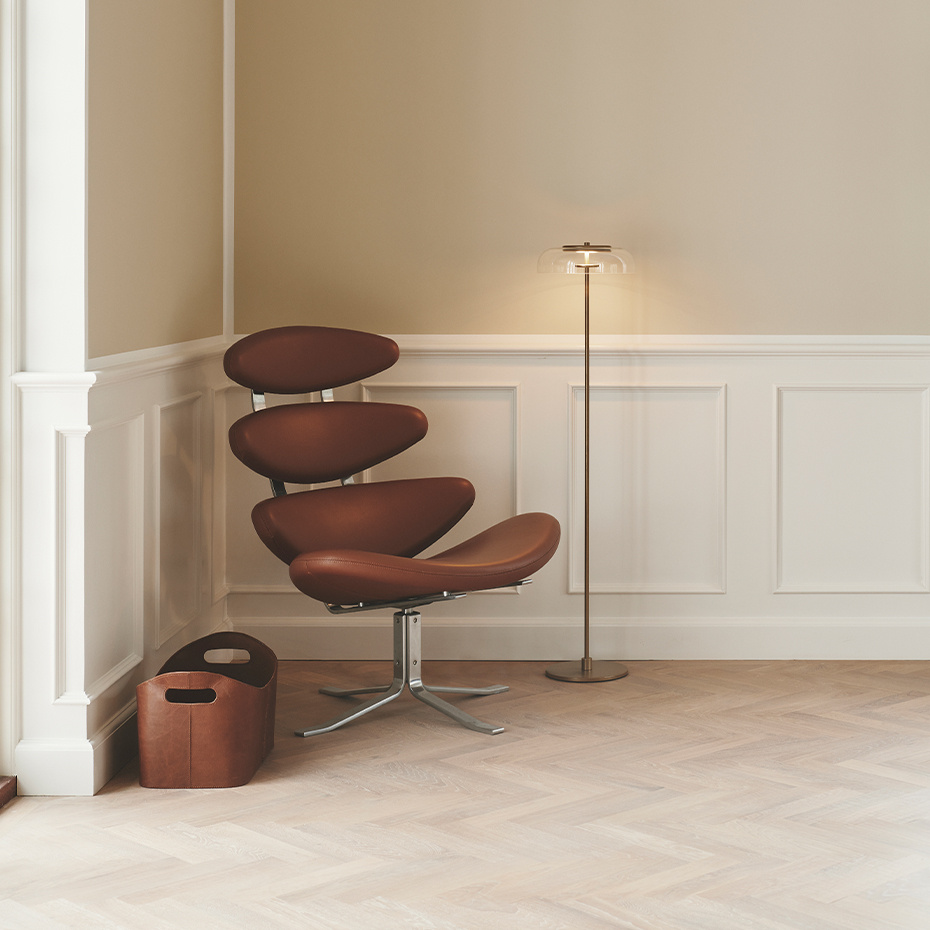 Blossi Golvlampa Ø29 Nordic Gold/Clear V2