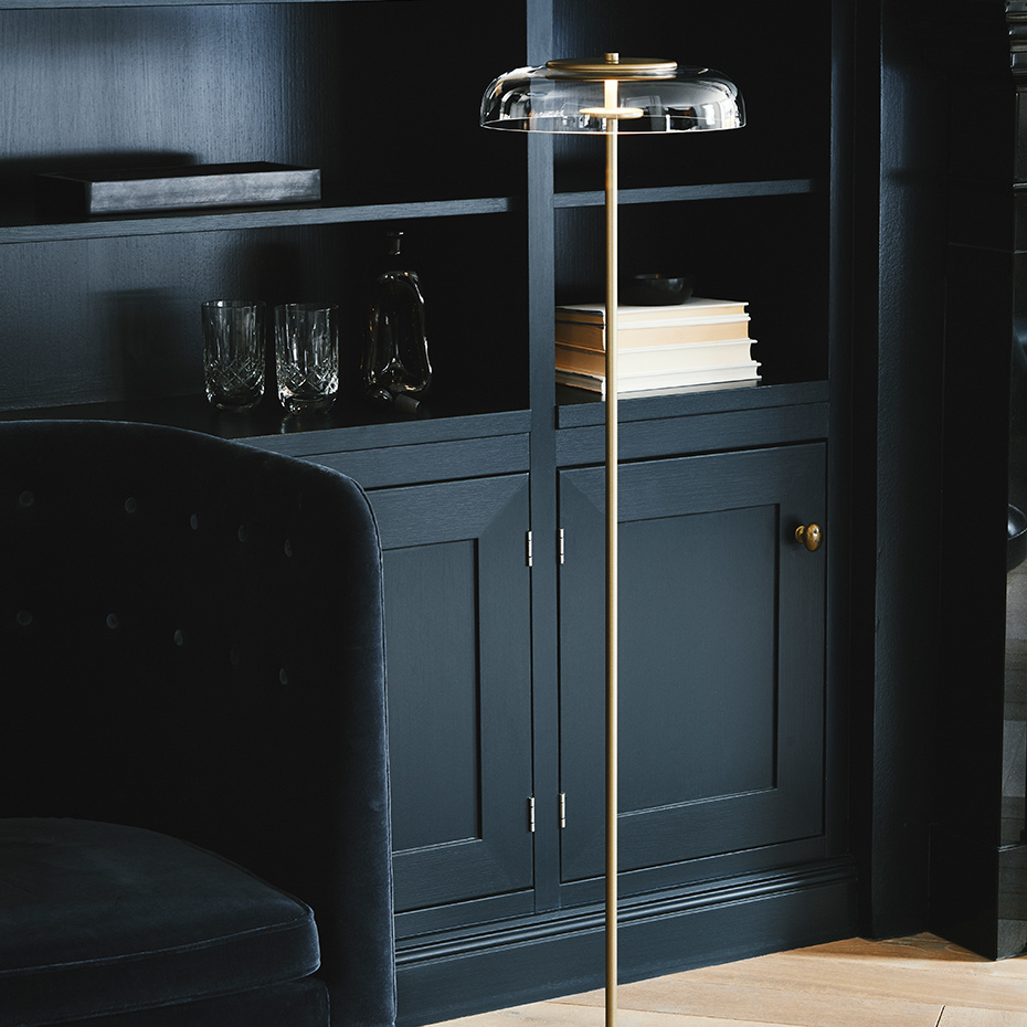 Blossi Golvlampa Ø29 Nordic Gold/Clear V2