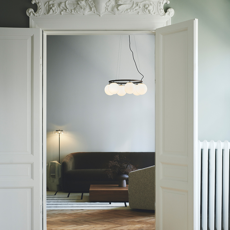 Blossi Golvlampa Ø29 Nordic Gold/Clear V2