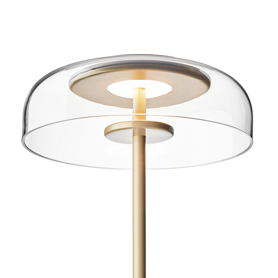 Blossi Bordslampa Nordic Gold/Clear V2