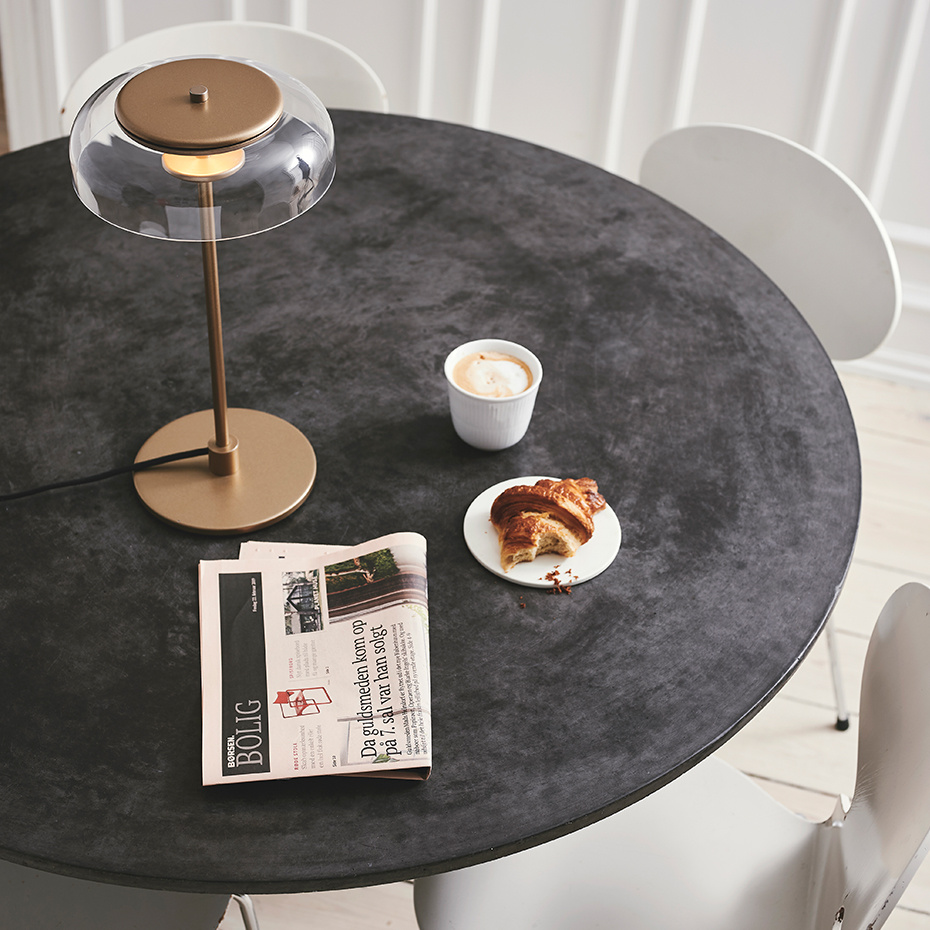 Blossi Bordslampa Nordic Gold/Clear V2