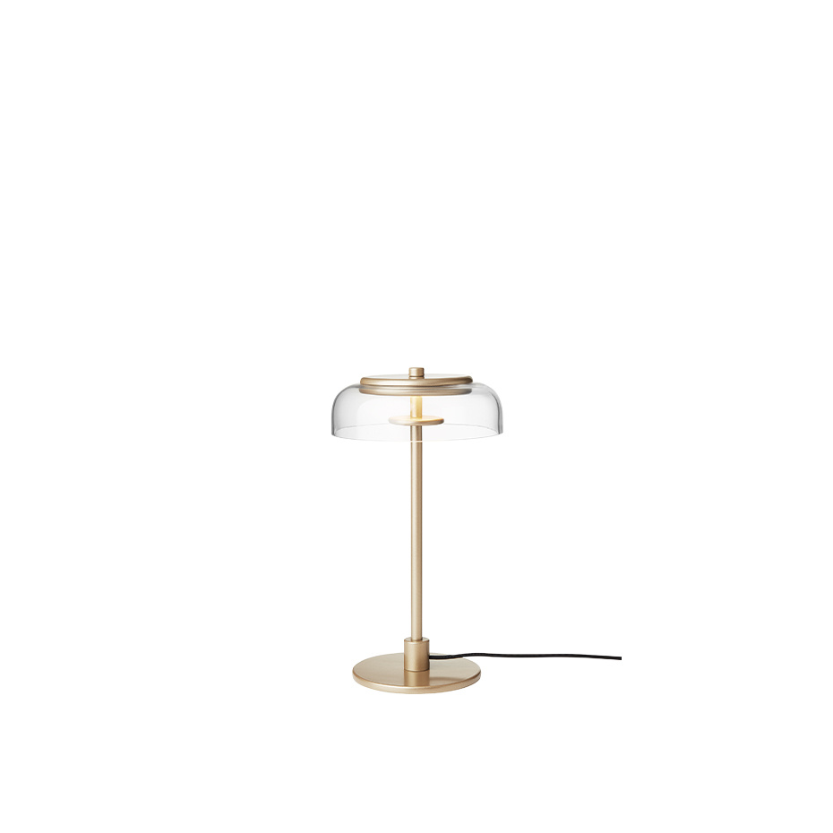 Blossi Bordslampa Small Nordic Gold/Clear V2