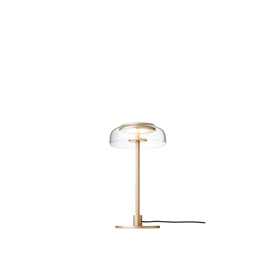 Blossi Bordslampa Small Nordic Gold/Clear V2