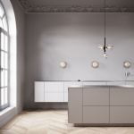 Miira 4 Ljuskrona Rock Grey/Optic Clear Miira 4 Ljuskrona Rock Grey/Optic Clear