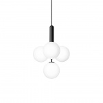 Miira 4 Ljuskrona Rock Grey/Opal White Miira 4 Ljuskrona Rock Grey/Opal White