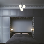 Miira 4 Ljuskrona Rock Grey/Opal White Miira 4 Ljuskrona Rock Grey/Opal White