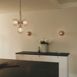 Miira 4 Ljuskrona Brass/Optic Clear Miira 4 Ljuskrona Brass/Optic Clear