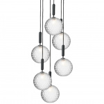 Miira 6 Ljuskrona Large Rock Grey/Optic Clear Miira 6 Ljuskrona Large Rock Grey/Optic Clear