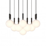 Miira 13 Ljuskrona Large Rock Grey/Opal White Miira 13 Ljuskrona Large Rock Grey/Opal White