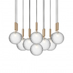 Miira 13 Ljuskrona Large Brass/Optic Clear Miira 13 Ljuskrona Large Brass/Optic Clear