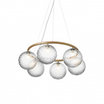 Miira 6 Circular Ljuskrona Brass/Optic Clear Miira 6 Circular Ljuskrona Brass/Optic Clear