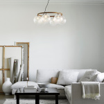 Miira 6 Circular Ljuskrona Dark Bronze/Optic Clear Miira 6 Circular Ljuskrona Dark Bronze/Optic Clear