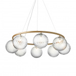 Miira 8 Circular Ljuskrona Brass/Optic Clear Miira 8 Circular Ljuskrona Brass/Optic Clear