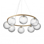 Miira 8 Circular Ljuskrona Brass/Optic Clear Miira 8 Circular Ljuskrona Brass/Optic Clear