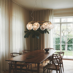 Miira 8 Circular Ljuskrona Brass/Optic Clear Miira 8 Circular Ljuskrona Brass/Optic Clear