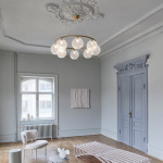 Miira 8 Circular Ljuskrona Brass/Optic Clear Miira 8 Circular Ljuskrona Brass/Optic Clear