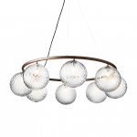 Miira 8 Circular Ljuskrona Dark Bronze/Optic Clear Miira 8 Circular Ljuskrona Dark Bronze/Optic Clear