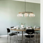 Miira 8 Circular Ljuskrona Dark Bronze/Optic Clear Miira 8 Circular Ljuskrona Dark Bronze/Optic Clear